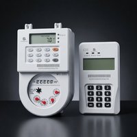 Compteur d'eau intelligent prépayé en laiton avec clavier, système de distribution de jetons, option OEM, télécommande Lora/Lorawan