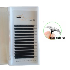 Extensions de cils en cachemire de qualité supérieure à prix réduit, fournitures pour extensions de cils individuelles, plateaux de cils en volume, marque privée, extensions de cils en vison - Product Image 2