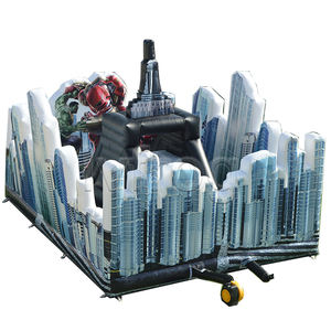 Château gonflable de super-héros de qualité commerciale pour enfants - Product Image 1