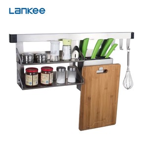 Portacoltelli e <span class=keywords><strong>Portaspezie</strong></span> da Parete in Acciaio Inox 304, Rack Combinabile - Product Image 2