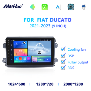 MeiHua-Radio portátil Android para coche, 9 pulgadas, CarPlay, DSP, GPS, para <span class=keywords><strong>Fiat</strong></span> <span class=keywords><strong>Ducato</strong></span> 2021-2023, tablero de navegación, reproductor, marco de Panel - Product Image 2