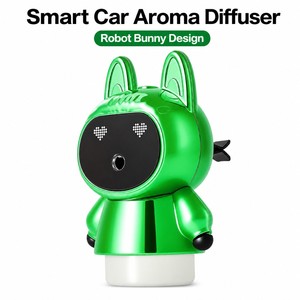 Cute Cartoon Car Vent Aroma <strong>Diffuser</strong> High Gloss Metallic Finish Cute Trendy Car Ornament for Car Interior Decoration - Product Image 1