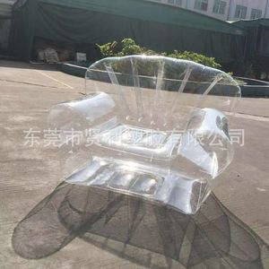 Inflatable <b>Sofa</b> Chair 110x85x70cm European Style <b>Gold</b> PVC Adult Outdoor Indoor Use - Product Image 4