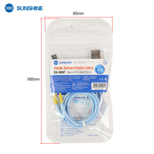 สายเคเบิลสำหรับบูต SS-908F เกรดดีไอวายสำหรับ <span class=keywords><strong>iPhone</strong></span> 15/15 <span class=keywords><strong>plus</strong></span>/ 15 <span class=keywords><strong>PRO</strong></span> <span class=keywords><strong>MAX</strong></span> Test ปรับแต่งได้ DC Power Supply OEM สนับสนุน - Product Image 6