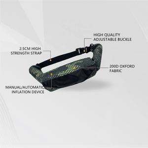 Paquete de cinturón inflable Manual Paquete de bolsa de cintura PFD inflar chaleco salvavidas deportes acuáticos SUP ayuda de supervivencia chaleco salvavidas para adultos - Product Image 3