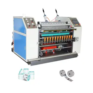 WJ core rewind thermal paper slitting machine cash register paper roll rewinding slitter machine