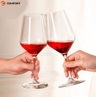 Jus d'eau verre tasse Logo personnalisé whisky Cocktail Champagne verres à boire Restaurant clair gobelet verres à vin rouge tasse