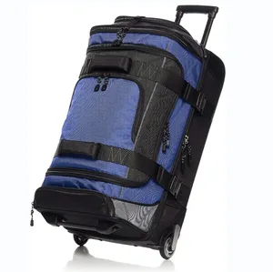 2024定制大行李袋带轮子旅行拉杆袋行李袋滚轮可膨胀拉杆袋