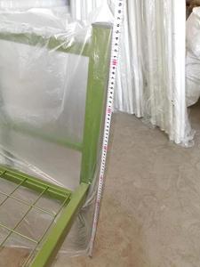 Hot Sale Customized Green Steel Metal Single Full <b>Size</b> <b>Bed</b> <b>Frame</b> Box Spring Minimalist Design Stable Bedroom Furniture - Product Image 5
