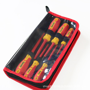Insulated <b>Screwdriver</b> Set 4 Pcs Phillips Cross Head Plastic Handle Anti Slip Texture For Electrical Repair DIY Tools - Product Image 5