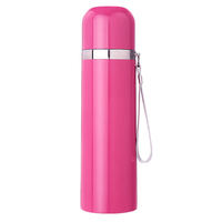Bouteille d'eau en acier inoxydable à double paroi isolée sous vide, anti-fuite, sans BPA, pour le sport de plein air, le camping, la randonnée, avec logo personnalisé