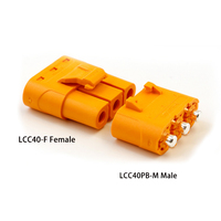 Connecteur Amass LCC40-M LCC40-F LCC40 d'origine, 45A, courant élevé, mâle femelle, LCC40, prise de câble 3 broches