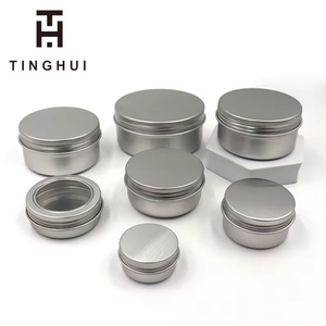 ตัวอย่างฟรี กระป๋องโลหะทรงกลมขนาด 150 มล. สำหรับบรรจุลิปบาล์ม 100 มล. กระป๋องอะลูมิเนียมเปล่าแบบกำหนดเองสำหรับเครื่องสำอาง - Product Image 4
