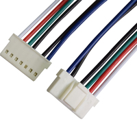 Jst Xhp 2.54Mm Konektor Pitch 2 Pin atau Maksimum 20 Pin Memanfaatkan Kabel 4 Pin 4 Cara 24awg Perempuan Idc Pigtail dengan Kabel Kawat