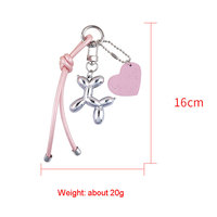 Harsen Bubble Dog Creatieve hanger sleutelhanger tas hanger alles matchend mobiel telefoonkoord leer geweven