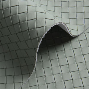 Pelle Sintetica PVC Premium Morbida Intrecciata Tessuta per Biancheria da Letto, Tessili per la Casa, Auto, Borse, Divani, Decorazioni, Impermeabile, Scamosciata per Valigie - Product Image 1