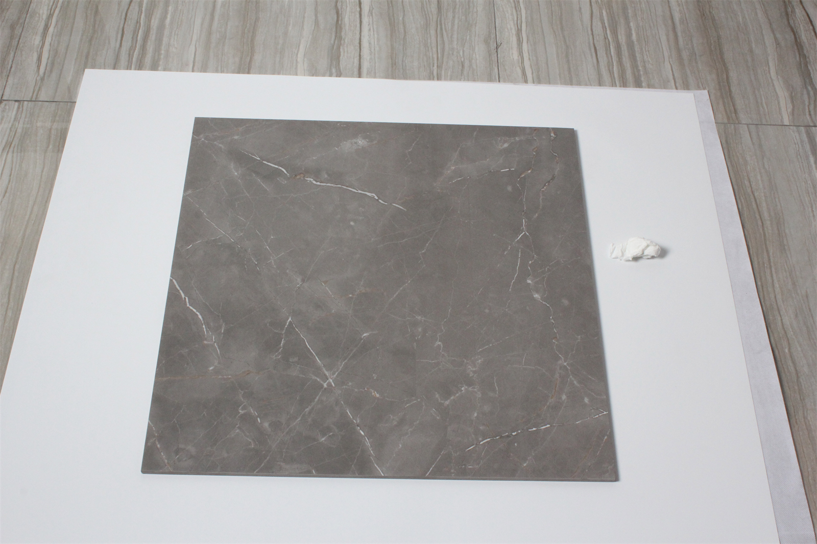 Hasin Hot Selling Building Basaltina Series Spanish Style Dark Gray Rustic Polished Surface Tile