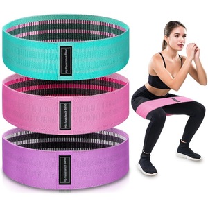 Bande de Résistance Élastique CarlSi 15 pouces 3,15 pouces Légère Moyenne Lourde pour Fitness Yoga Entraînement des Jambes et Remodelage des Fessiers - Product Image 4