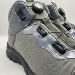 HHM, botas de senderismo grises con diseño de hebilla giratoria rápida de corte bajo Durable EVA + suela de goma Ranger Boots Popular en <span class=keywords><strong>Indonesia</strong></span> HSM280 - Product Image 4