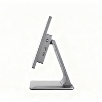 Terminal de point de vente tout-en-un en métal de 15,6 pouces avec imprimante thermique de bureau de 80 mm, terminal de commande portable