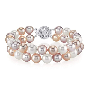 Logotipo personalizado trébol perla pulsera 14K 18K oro amarillo joyería mar agua perlas costo Catbird joyería - Product Image 1