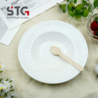 Cuillère-fourchette renforcée de 140 mm, qualité commerciale, en bouleau, pour la cuisine et les ateliers, homologuée LFGB, sans danger pour les aliments, expédition immédiate