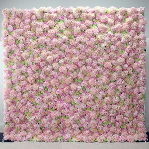 Rose artificielle de mur de fleurs 5D/8D personnalisée de haute qualité pour la décoration de mariage fond de scène anniversaire - Product Image 2