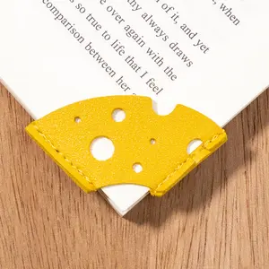 Винтажные Угловые отметки для страниц, мини-закладка в форме сыра, подарок для любителя книг, двухсторонний разделитель страниц книг