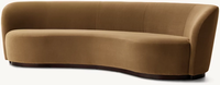 Canapé en velours personnalisé Disen Furnituure Indoor Copenhagen, configurations multiples, meubles de salon en tissu