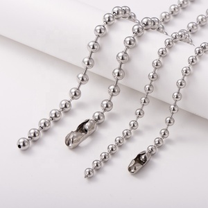 Corrente de Elos em Aço Inoxidável para Confecção de Joias, Colar de Pérolas em Ouro e Prata, Acessórios DIY - Product Image 6