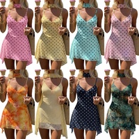 Nouvelle Robe Courte Sans Manches Col Rond Sexy pour Femmes Africaines, Vente Chaude, Coupe Décontractée, Printemps Été Automne, Idéale pour les Fêtes