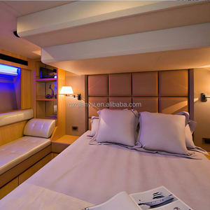 Yacht à moteur de 62 pieds (18,33 m) avec deux moteurs de 257 kW, 16 nœuds, cabine complète, salle KTV, système audio <span class=keywords><strong>JBL</strong></span>, comptoir en marbre, bateau de location, usine OEM - Product Image 2