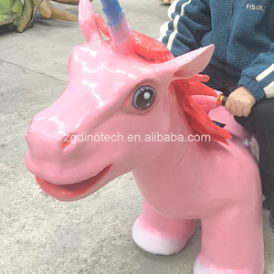 Scooter Interactivo de <span class=keywords><strong>Unicornio</strong></span> Animatrónico para Parques Temáticos o Vehículo Personalizado de Animales Míticos de Dibujos Animados - Product Image 4