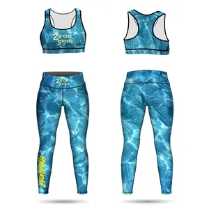 Nieuwe Collectie Kleurrijke Bubble Ontwerp Gym Fitness Sport Hoge Taille Yoga Broek Leggings Bh Sets Voor Vrouwen