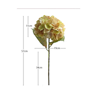 Klassieke Lichte Luxe Stijl Olieverf Textuur Real Touch Hortensia Voor Trouwzaal Decoratie