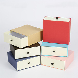 Tùy Chỉnh Logo Và Kích Thước Ngăn Kéo Hộp Với Tông Nghệ Thuật Giấy Trượt Phong Cách Bọt Chèn Cho Mỹ Phẩm Ví Vành Đai Đồng Hồ Bao Bì Quà Tặng - Product Image 5