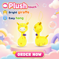 En gros Anoeo Porte-clés en peluche animaux de 3 pouces, jouets doux en polyester avec rembourrage en coton PP, pour pendentifs, machines à griffes et boîtes mystères