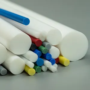 China Factory Extrusion 2mm 3mm Rod PTFE Plastic Stick Chemical Resistance Fluoropalstic Extruded Ptfe Rod