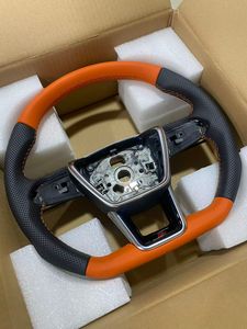 พวงมาลัยรูปตัว D มีรูพรุนสำหรับกีฬาพื้นแบน A8 A7 <span class=keywords><strong>A6</strong></span> Audi - Product Image 4