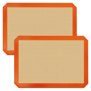 Half Size 11.6 X 16.5 Inch Nonstick <b>Baking</b> Mat for 13 X 18 Inch Pans <b>Silicone</b> <b>Baking</b> Mat - Product Image 1