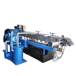 Haisi Peracikan Twin Screw PP PE Plastik Pelet Membuat Mesin/Sekrup Ganda Butiran Plastik Twin Screw Extruder untuk Dijual