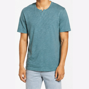 เสื้อยืด OEM พรีเมียมทรงปกติสำหรับผู้ชาย ผ้าฝ้ายลำลอง สตรีทแวร์ น้ำหนักเบา สวมใส่สบาย ระบายอากาศได้ดี - Product Image 1