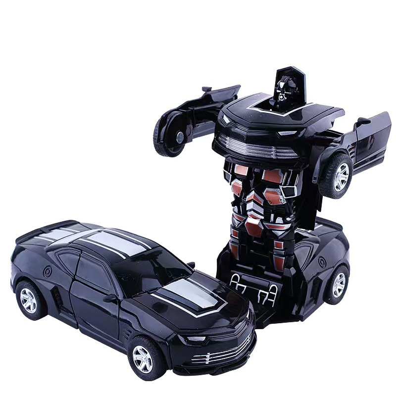 Voiture Robot Transformable Felly – 2 Pièces à Collision Magnétique, Déformation Automatique, Bleu, Sans Pile, Pour Enfant 3-8 Ans, Cadeau Anniversaire