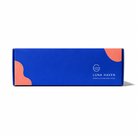 Boîte d'emballage rectangulaire personnalisée, boîtes rigides écologiques, boîte de présentation de produits pour petites entreprises avec impression de logo