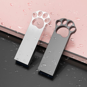 Memoria USB Metálica con Diseño de Pata de Gato, 1GB 2GB 4GB 8GB 2.0 Mini, 16GB 32GB 64GB 3.0, con Grabado Láser Gratuito - Product Image 5