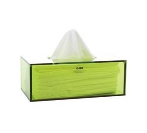 ARTWORLD ha stampato l'organizzatore acrilico trasparente di plastica di Logo per i Caddies creativi del tovagliolo della scatola del tessuto dell'hotel di casa - Product Image 6