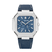 Großhandel Fabrikpreis Herren Luxus Automatik Edelstahl Saphirglas 45mm Gummiband 20mm Zeiger-Zifferblatt Chronograph