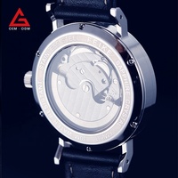 Montre de plongée de marque originale, automatique, boîtier en acier inoxydable, montres-bracelets pour hommes