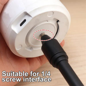 Phổ bé Monitor núi punch-miễn phí bé máy ảnh đứng Clip cơ sở IP máy ảnh Bracket uốn cong chủ với máy ảnh - Product Image 4