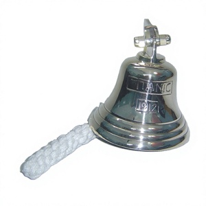 Regalo de Metal y artesanías, campana de barco Titanic, fácil de montar, campanas de pared de latón de lujo de alta calidad, decoración de vacaciones, campana colgante, venta - Product Image 1